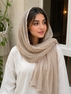 شال حریر عنکبوتی دور گان وارداتی