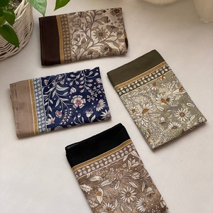 روسری نخی دور دوخت
