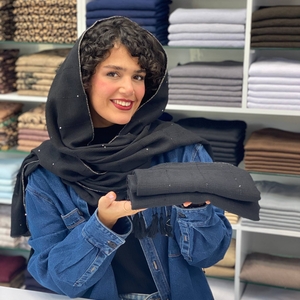 شال نخی جاذبه پولکی