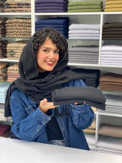 شال نخی جاذبه پولکی