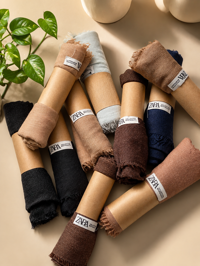 شال نخی کنفی زارا