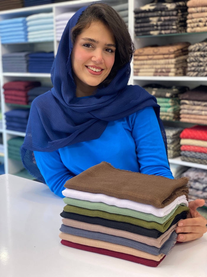 شال حصیری وارداتی دور ریش