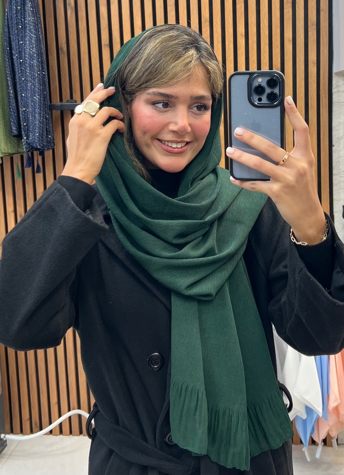 شال نخی برشکا دامنی