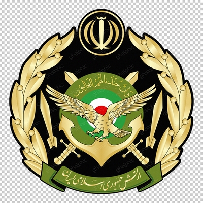 آرم ارتش با اندازه بزرگ و فرمت png 