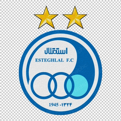 دانلود آرم استقلال با اندازه بزرگ png