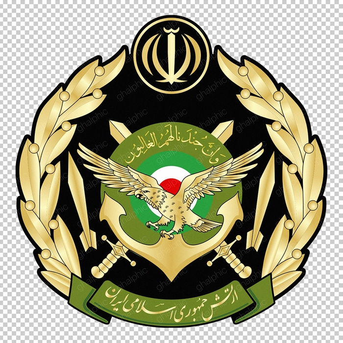 آرم ارتش با اندازه بزرگ و فرمت png 