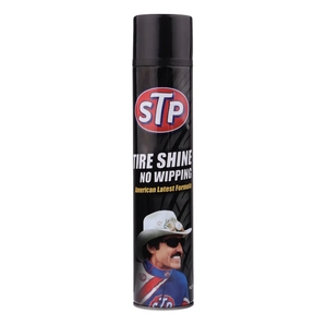 اسپری تمیز کننده لاستیک اس تی پی مدل Tire shine حجم 350 میلی لیتر (یک عدد)