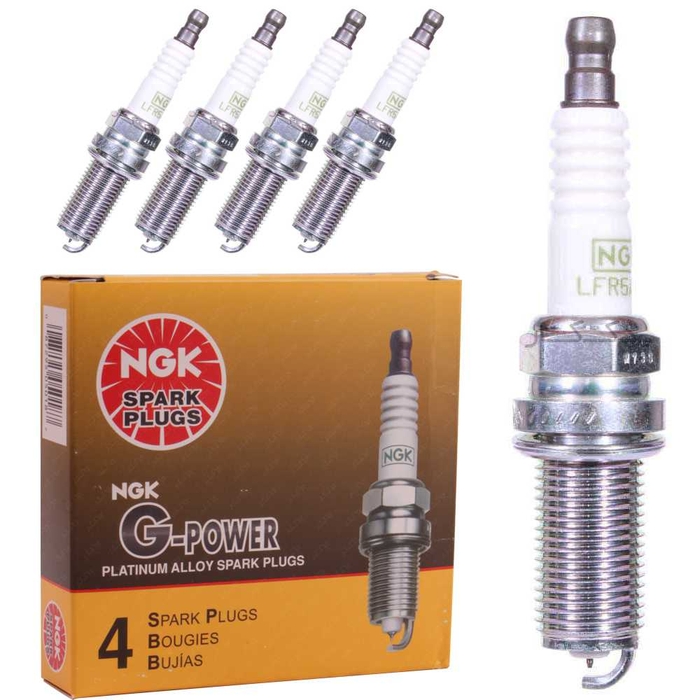 شمع پایه بلند (NGK5018 LFR5AGP)مناسب موتور TU5سوزنیh30کراس(4عدد)