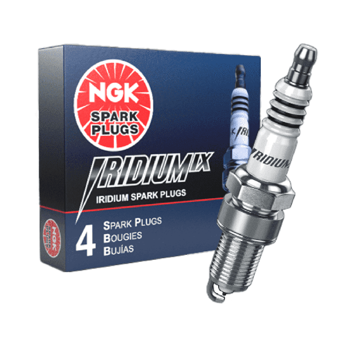 شمع ایریدیوم IX NGK پایه کوتاه سوزنی 3764 (4عدد)